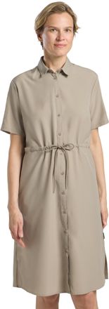 Jack Wolfskin Sommerkleid JACK WOLFSKIN WAIMEA DRESS W, Damen, Gr. XXL, N-Gr, grau (stone), Obermaterial: 100% Polyester, Kleider Sommerkleid