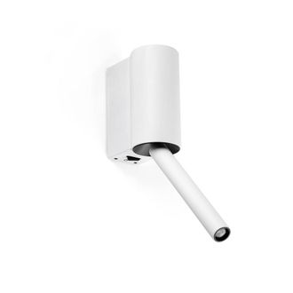 Netlighting Dante LED Reading Wall Light Matt White 3W 2700K