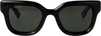 Gucci Stijlvolle zonnebril voor vrouwen - Dames - Zonnebrillen - Zwart - 49 MM - Accessoires