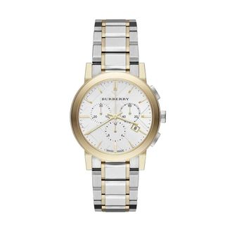Burberry Accessoires, Dames, Grijs, ONE Size, Bu 9751 Chronograph Horloge