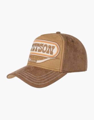 Stetson Mens Stetson Trucker Cap - Buffalo Horn Beige