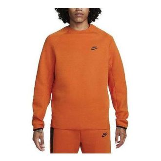 Nike Sportswear Tech Fleece Crewneck Sweatshirt Orange FB7916-893