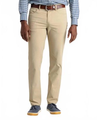Southern Tide Intercoastal Performance Pant In Sandstone Khaki