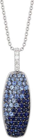 Le Vian Celestial 14K 2.07 Ct. Tw. Diamond & Sapphire Pendant Necklace