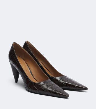 Stella McCartney Salones de piel grabada