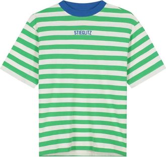 STIEGLITZ Stieglitz - Caira Regular T-shirt - Dames - Tops - Groen - Maat: S Katoen
