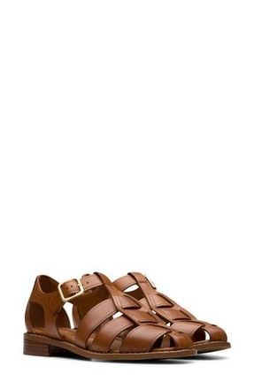 Clarks Hana Sun Fisherman Sandal in Tan Leather at Nordstrom Rack, Size 6