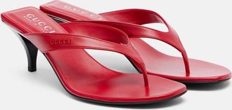 Gucci Neo 55 leather thong sandals