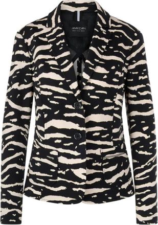 Marc Cain Blazer met dierenprint - Dames - Jassen - Veelkleurig - Maat: L Jersey