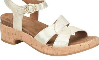 S&ouml;fft Womens Capri Platform Sandals In Beige