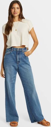 Billabong Aaliyah High-Waisted Denim Jean In Cleenline Surf