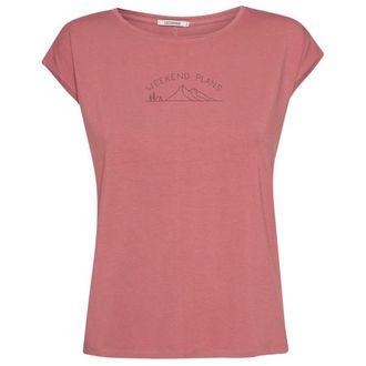 Greenbomb Weekend Plans Timid T-Shirt f&uuml;r Damen | rosa