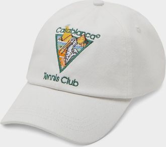 Casablanca Men & apos;s Tennis Club Emblem Baseball Cap