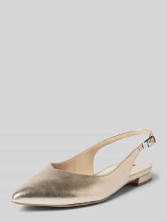 H&ouml;gl Ballerinas aus echtem Leder in Rose Gold, Gr&ouml;&szlig;e 37