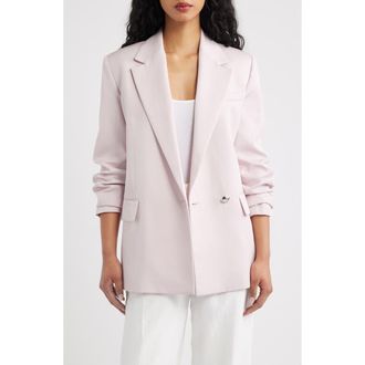 Mango Americana Marina Blazer in Light/Pastel Purple at Nordstrom, Size X-Large