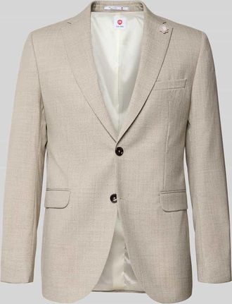 CG - Club of Gents Sakko aus Schurwolle mit Pattentaschen Modell Paul in Cognac, Gr&ouml;&szlig;e 102