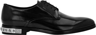 Philipp Plein Derby Stars - Heren - Nette schoenen - Zwart - 41 EU - Leer - Schoenen