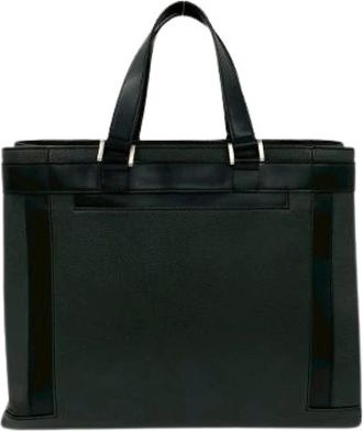 Louis Vuitton Pre-owned Kasbek PM Taiga Tote Bag - Heren - Vintage Shopper - Zwart - ONE Size - Leer - Vintage