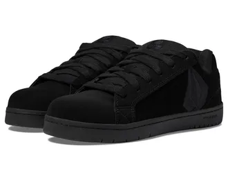 Volcom Stone EH Comp Toe Mens Shoes Triple Black : 7 M, Leather/Synthetic