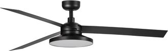 Faro Barcelona Cruiser Tak L Ventilatore Nero 3000k