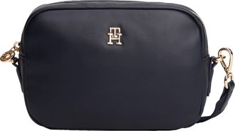 Tommy Hilfiger Popette Camera Bag with Removable Crossbody Strap, Space Blue, One Size, Popette Camera Crossbody Bag With Removable Crossbody Strap