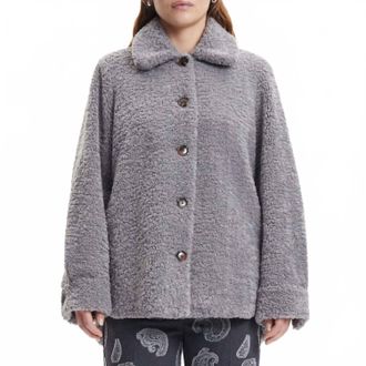 Sams&oslash;e & Sams&oslash;e Aylina Faux Fur Jacket In Sharskin