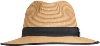 Bruno Magli Ribbon Trim Fedora in Natural at Nordstrom Rack