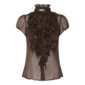 Saint Tropez Blusas y Camisas - Blouses & Shirts - Mujer - Marr&oacute;n - XS