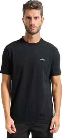 HUGO BOSS Hombre, Camisetas, Negro, Talla: L
