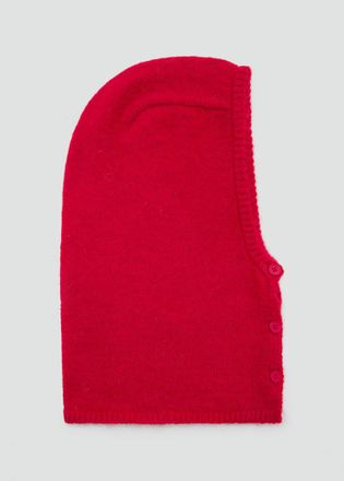 Mango Balaclava maglia bottoni rosso - Donna - Taglia unica - MANGO