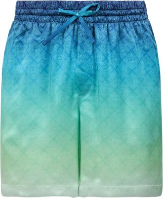 Casablanca Gradient Monogram Knitted Shorts - male - Casablanca - Beachwear - Multicolor - S - Swimwear