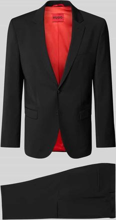 HUGO BOSS Super Slim Fit Anzug aus Woll-Mix Modell ARTI/HESTEN in Black, Gr&ouml;&szlig;e 102