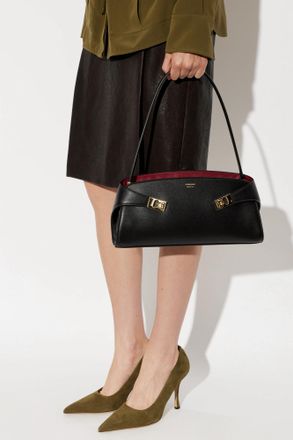 Ferragamo Hug Bag, Womens, Black