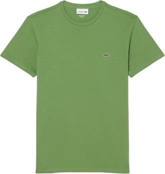 Lacoste Pima Katoen T-shirt - Heren - T-shirts - Groen - XL - Katoen - Tops