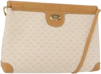 Gucci Pre-owned Cross Body Bags, female, Beige, Size: ONE SIZE Pre-owned Plastic Cross Body Bag