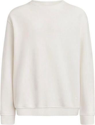 12 Storeez textured crew-neck sweatshirt - White
