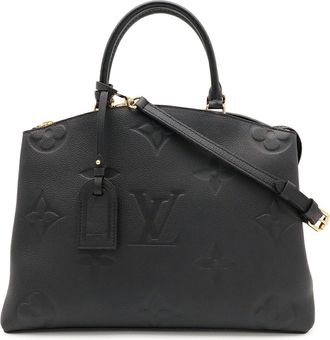 Louis Vuitton Black Noir Monogram Empreinte Leather Handbag Tote Bag (Pre-Owned)