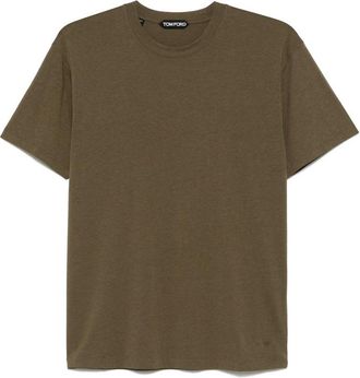 Tom Ford T Shirt Verde-Uomo
