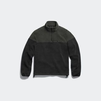Canada Goose Loma Colour Block Fleece Half Zip (Men, Moss Khaki/Nori Green, XS)