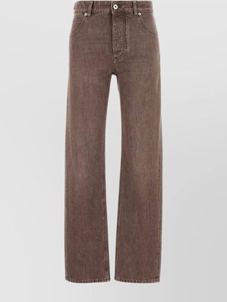 Bottega Veneta mud denim jeans belt loops