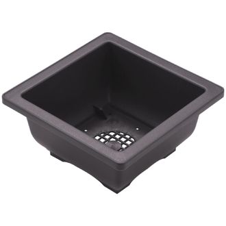 OEM 15 Macetas De 12 Cm (4,7 Pulgadas), Macetas Cuadradas De Pl&aacute;stico Para Entrenamiento De Bons&aacute;is, Macetas Para Suculentas Para Jard&iacute;n E Interior