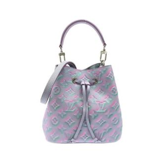 Louis Vuitton Pre-owned Monogram Empreinte Shoulder Bag - Dames - Pre-owned - Paars - Maat: ONE Size Leer