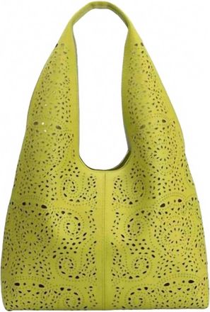 Melie Bianco Farrow Hand Bag In Sage