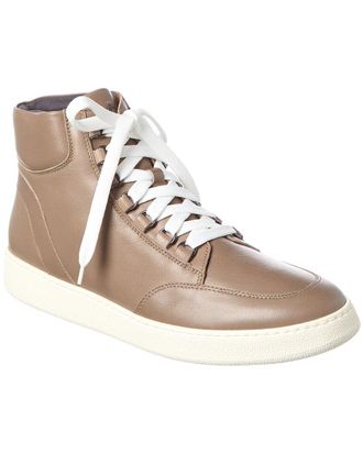Aquatalia Aquatalia Pete Weatherproof Leather High-Top Sneaker