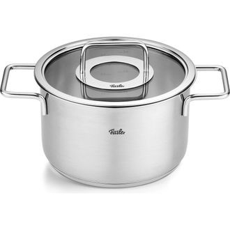 FISSLER Pure Collection Stainless Steel Stock Pot with Glass Lid at Nordstrom, Size Medium