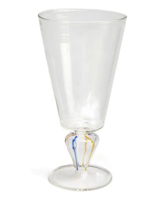 Gohar coloured-stem vase - Blue