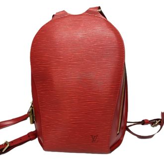 Louis Vuitton Epi Castilian Red Leather Backpack (Pre-Owned)