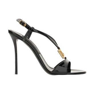 Dolce & Gabbana Schoenen, Dames, Zwart, 38 EU, Sandaletten met Hoge Hak