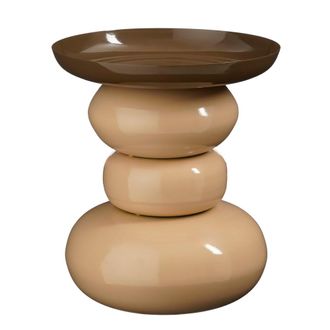 MiCa Decorations Mesa auxiliar Zita Nata H42xB37xL37cm