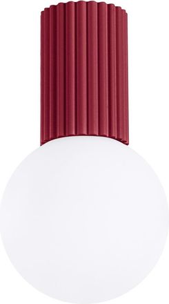Sollux Lighting Design Deckenlampe Halo ø 12x21 cm - Burgunderrot